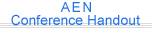 AENÅ@Conference Handout